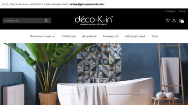 Page d'accueil du site : Déco-K-in