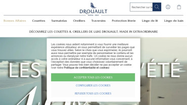 Page d'accueil du site : Drouault 