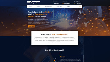 Page d'accueil du site : SITM