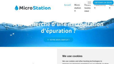 Page d'accueil du site : Micro Station