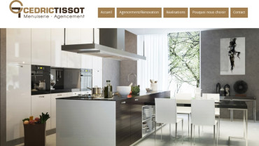 Page d'accueil du site : Cédric Tissot