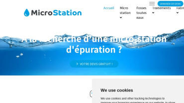 Page d'accueil du site : Ma Micro Station