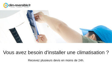 Page d'accueil du site : Clim-Reversible.fr