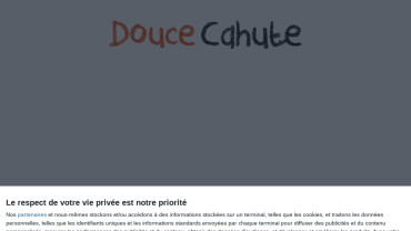 Page d'accueil du site : Douce Cahute