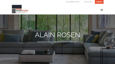 Page d'accueil du site : Alain Rosen
