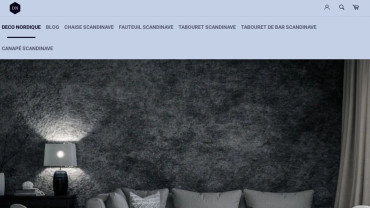 Page d'accueil du site : Deco Nordique