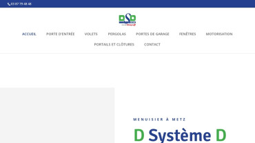 Page d'accueil du site : D Système D