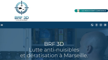 Page d'accueil du site : BRF 3D