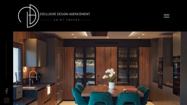Page d'accueil du site : Exclusive Design Agencement